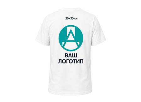 Печать больших логотипов на футболках